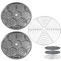 Supa Ant 10.8in Canning Rack for Pressure Canner (3pcs) - Stainless Steel, Stackable & Heavy-Duty Rack with Base - Universal Fit, Compatible with Supa Ant, Presto, All American & More