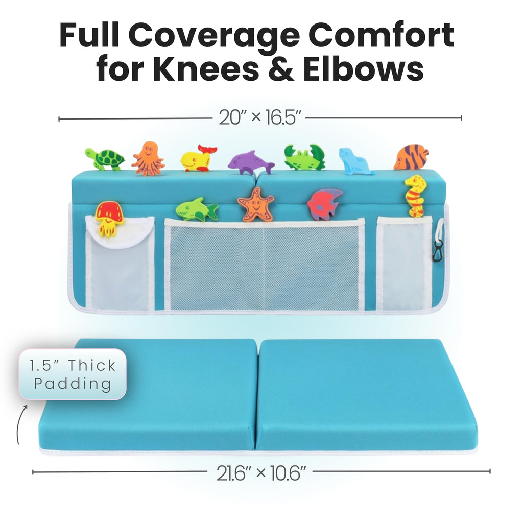 Certified Bath Kneeler - 1.5" Padding Bath Kneeler and Elbow Rest Pad Set