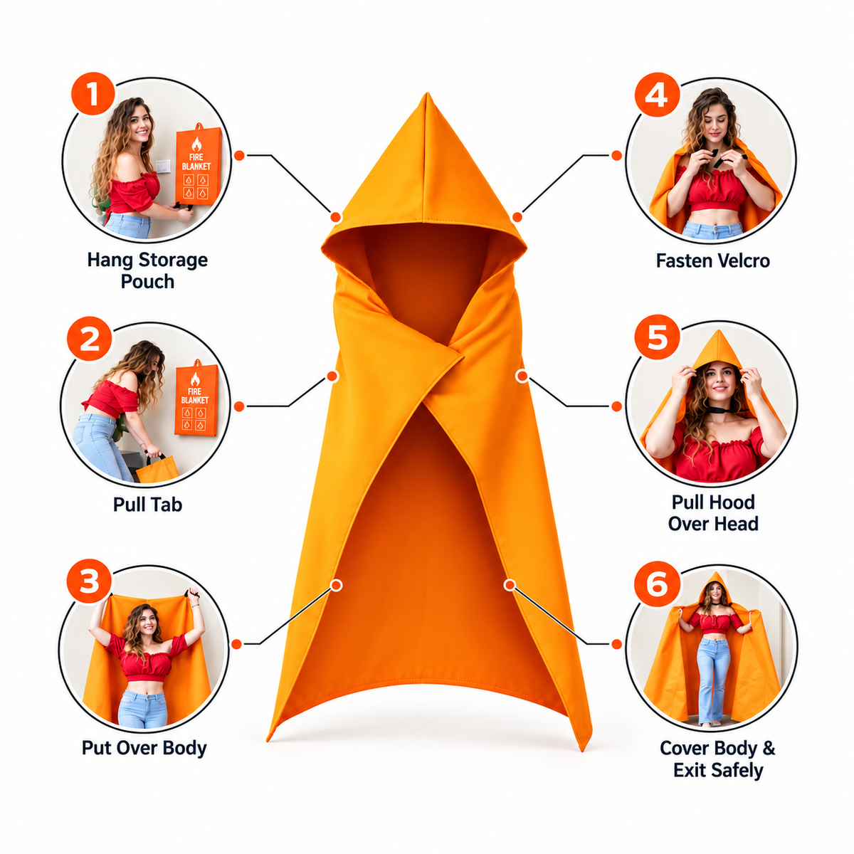 Supa Ant Fire Blanket -Certified 1500F Extra Thick