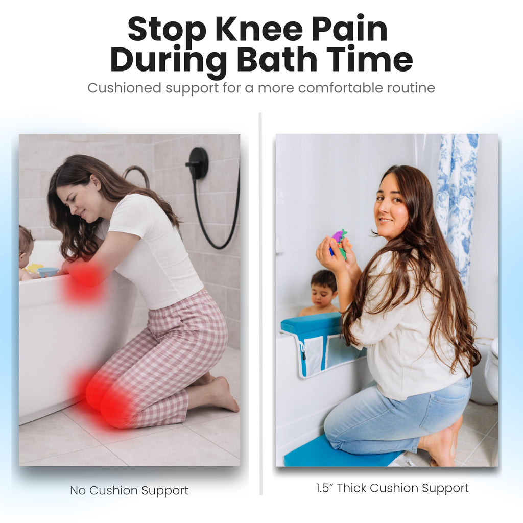 Certified Bath Kneeler - 1.5" Padding Bath Kneeler and Elbow Rest Pad Set