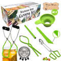 Supa Ant Canning Supplies - USA Assembled & Certified Food Grade Stainless Steel Starter Set Canning Kit for Beginners - Wide Kitchen Funnel, Jar Lifter and Wrench, Bubble Popper/Measurer, Lid Lifter