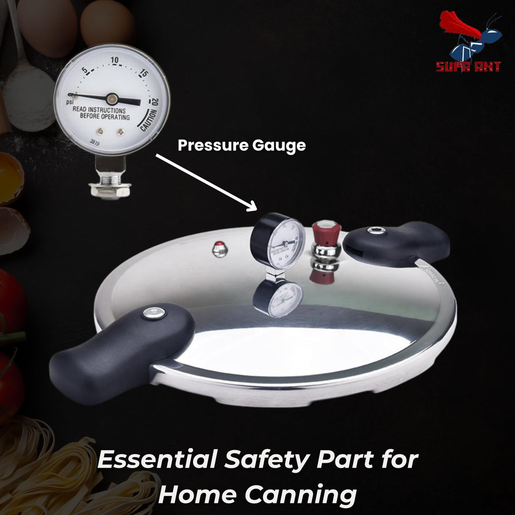 Supa Ant Pressure Canner Spares Parts - Gauge Replacement for Canning Pot