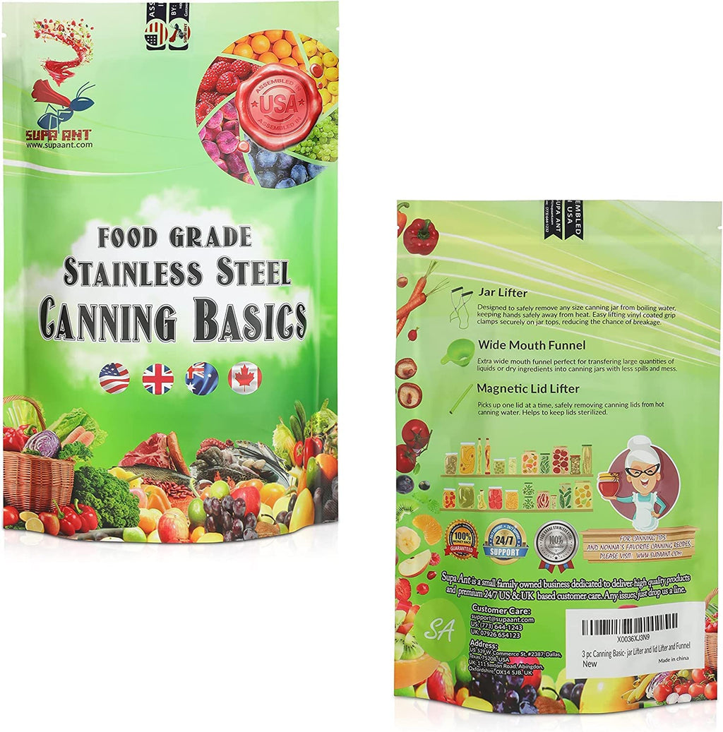 Canning Supplies Starter Kit (Food Grade) - 3 Pcs.
