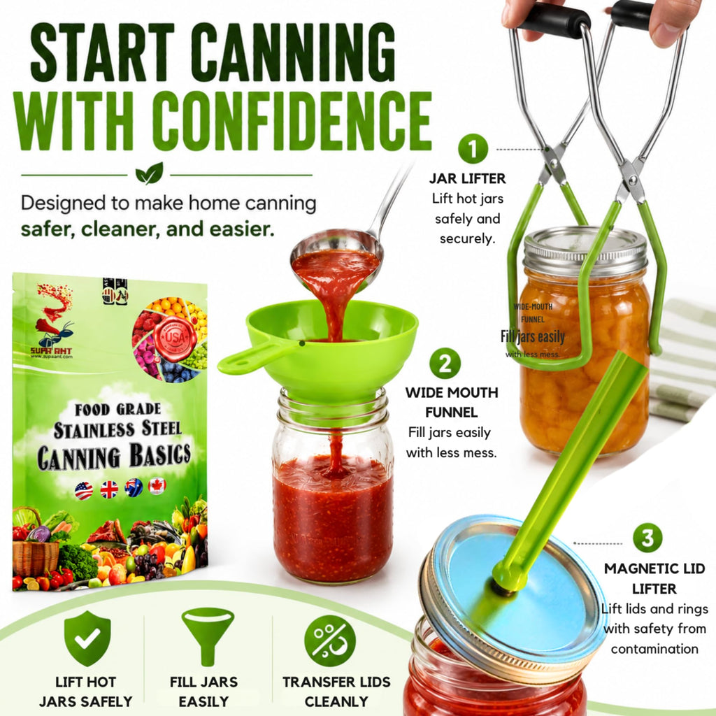 Canning Supplies Starter Kit (Food Grade) - 3 Pcs.