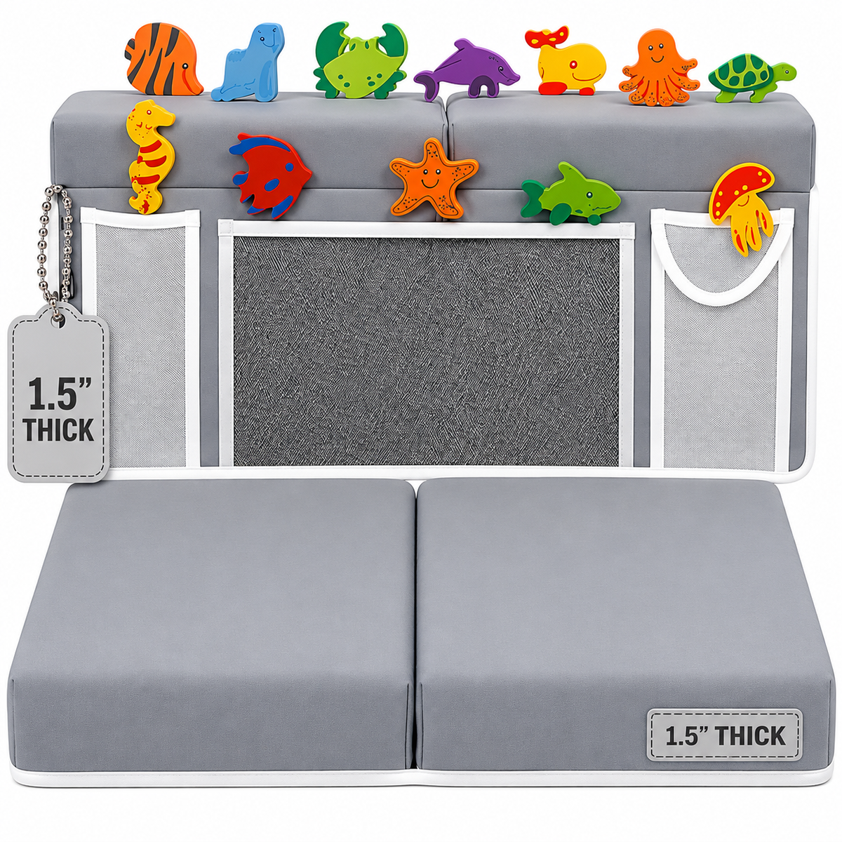 Certified Bath Kneeler - 1.5" Padding Bath Kneeler and Elbow Rest Pad Set